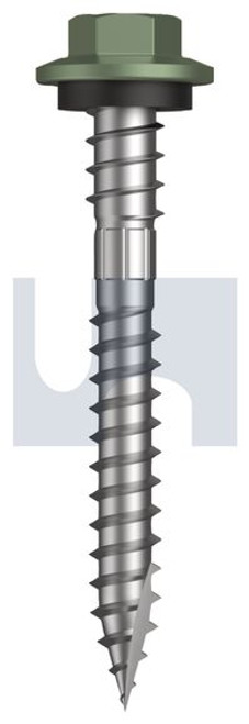 Type 17 Hex + Washer + Xgrip #12-11 X50 Pale Eucalypt (Mist Green)-Cl4