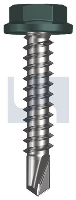 Metal Self Drilling Screw Flanged Hex Head #10-16 X25 Plantation - Cl4