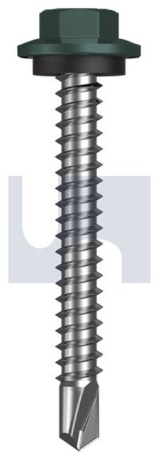 Metal Self Drilling Screw Hex Head + Washer #12-14 X45 Plantation - Cl4