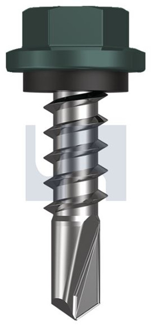 Metal Self Drilling Screw Hex Head + Washer #14-10 X25 Plantation - Cl4