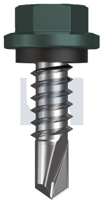 Metal Self Drilling Screw Hex Head + Washer #14-14 X22 Plantation - Cl4