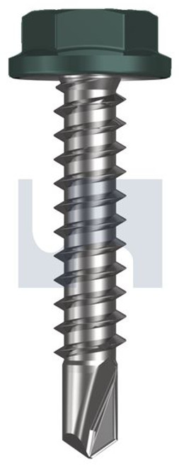 Metal Self Drilling Screw Flanged Hex Head #10-16 X25 Plantation - Zyp
