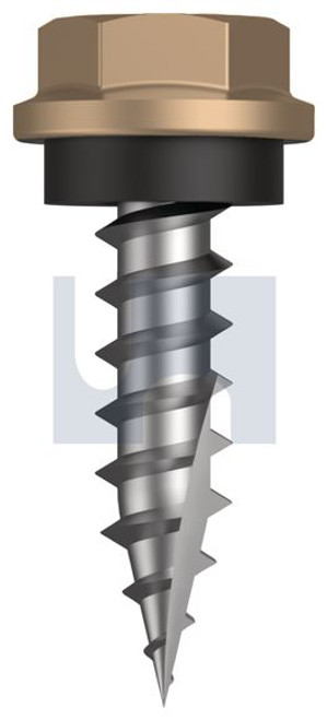 Type 17 Hex Head + Washer #10-12 X20 Pale Terracotta - Cl4