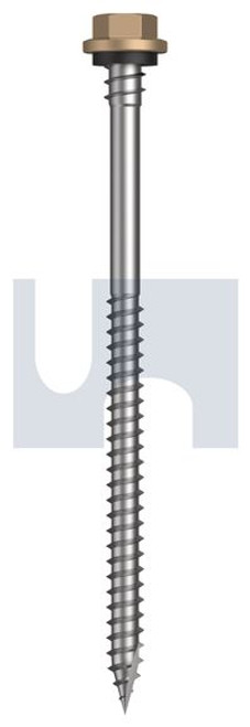 Type 17 Sds Hex + Wash + Xgrip #14-10 X110 Pale Terracotta - Cl4