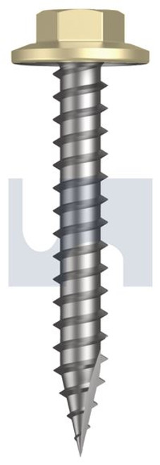 Type 17 Flanged Hex Head #12-11 X40 Sandbank (Straw) -Cl4