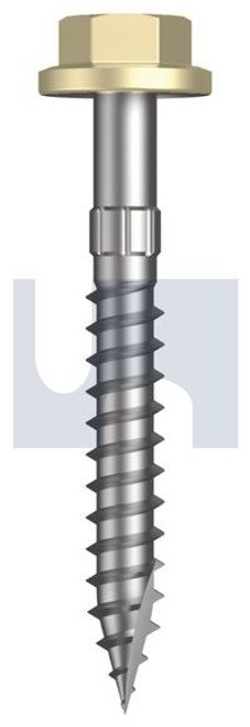 Type 17 Flanged Hex Head #14-10 X50 Sandbank (Straw) -Cl4