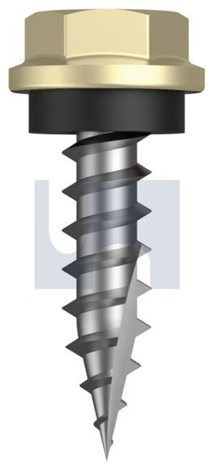 Type 17 Hex Head + Washer #10-12 X20 Sandbank (Straw) -Cl4