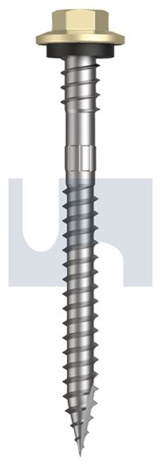 Type 17 Hex + Washer + Xgrip #12-11 X65 Sandbank (Straw) -Cl4