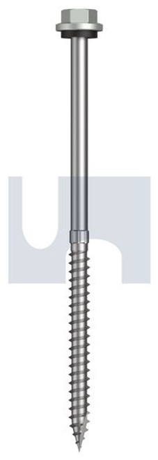 Type 17 Hex Head + Washer #14-10 X125 Shale Grey (Gull Grey) -Cl4