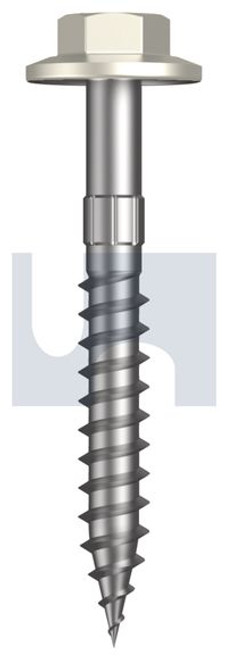 Type 17 Flanged Hex Head #12-11 X45 Surfmist (Titania) -Cl4