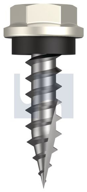 Type 17 Hex Head + Washer #10-12 X20 Surfmist (Titania) -Cl4