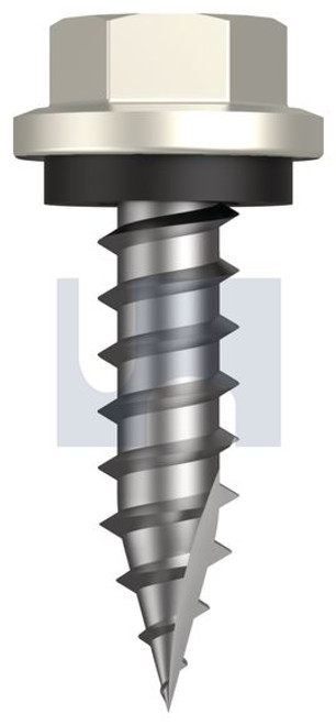 Type 17 Hex Head + Washer #14-10 X25 Surfmist (Titania) -Cl4