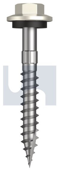 Type 17 Hex Head + Washer #12-11 X45 Surfmist (Titania) -Cl4