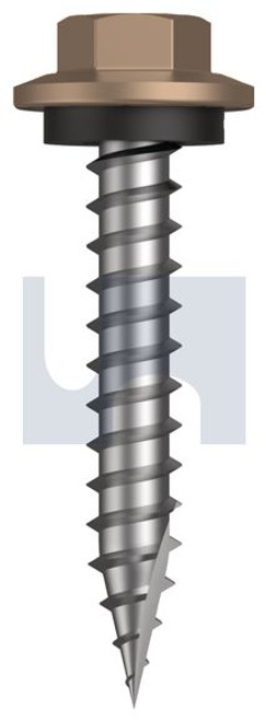 Type 17 Hex Head + Washer #12-11 X35 Stone - Cl4