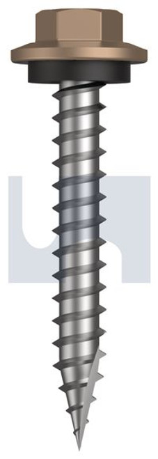 Type 17 Hex Head + Washer #12-11 X40 Stone - Cl4