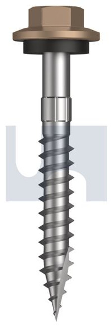 Type 17 Hex Head + Washer #12-11 X45 Stone - Cl4