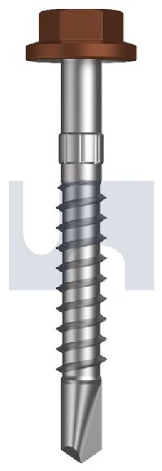 Metal Self Drilling Screw Flg Hex Head #14-10 X50 Terrain - Cl4