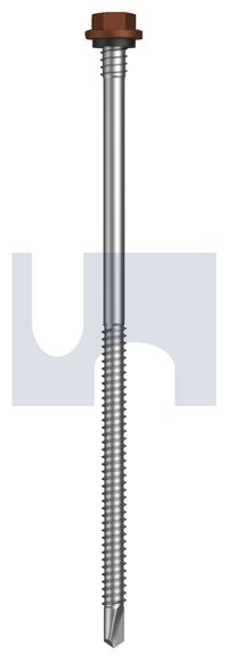 Metal Self Drilling Screw Hex + Washer + Xgrip #14-14 X150 Terrain - Cl4