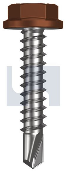 Metal Self Drilling Screw Flanged Hex Head #10-16 X25 Terrain - Zyp