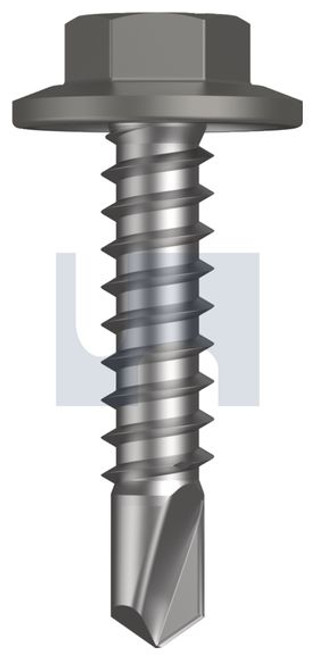 Metal Self Drilling Screw 5/16A Flanged Hex #14-14 X22 Wallaby - Cl4