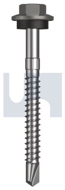 Metal Self Drilling Screw Hex Head + Washer #12-14 X55 Wallaby - Cl4