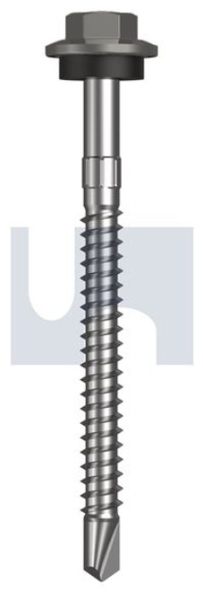 Metal Self Drilling Screw Hex Head + Washer #12-14 X65 Wallaby - Cl4