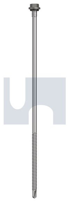 Metal Self Drilling Screw Hex + Washer + Xgrip #14-14 X230 Wallaby - Cl4