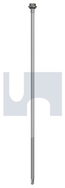 Metal Self Drilling Screw Hex + Washer + Xgrip #14-14 X300 Wallaby - Cl4