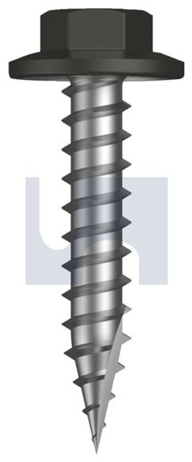 Type 17 Flanged Hex Head #12-11 X30 Woodland Grey (Thunder) -Cl4