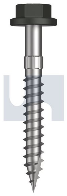 Type 17 Flanged Hex Head #14-10 X50 Woodland Grey (Thunder) -Cl4