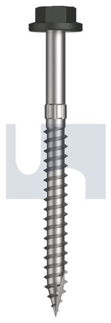 Type 17 Flanged Hex Head #14-10 X75 Woodland Grey (Thunder) -Cl4