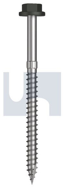 Type 17 Flanged Hex Head #14-10 X90 Woodland Grey (Thunder) -Cl4