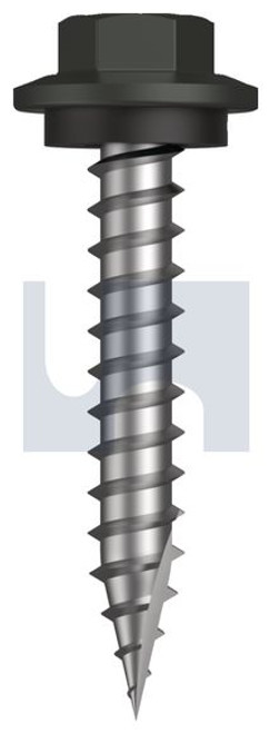 Type 17 Hex Head + Washer #12-11 X35 Woodland Grey (Thunder) -Cl4