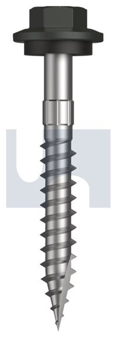 Type 17 Hex Head + Washer #12-11 X45 Woodland Grey (Thunder) -Cl4
