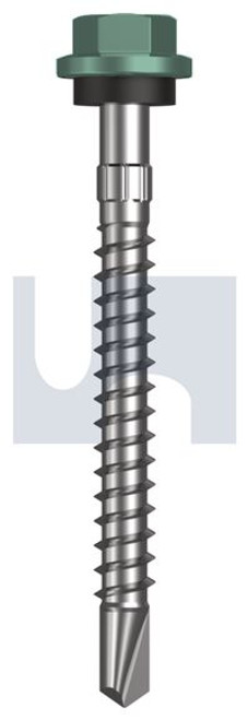 Metal Self Drilling Screw Hex Head + Washer #14-10 X65 Wilderness (Rivergum) -Cl4