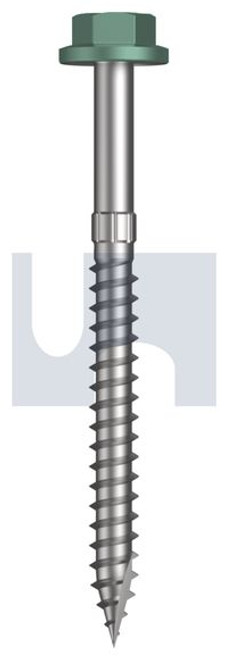 Type 17 Flanged Hex Head #14-10 X75 Wilderness (Rivergum) -Cl4