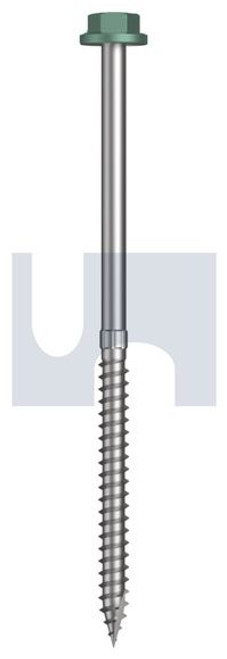 Type 17 Flanged Hex Head #14-10 X125 Wilderness (Rivergum) -Cl4