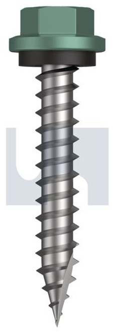 Type 17 Hex Head + Washer #14-10 X40 Wilderness (Rivergum) -Cl4