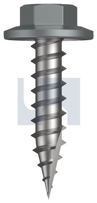 Type 17 Flanged Hex Head #12-11 X25 Windspray (Smokey) -Cl4