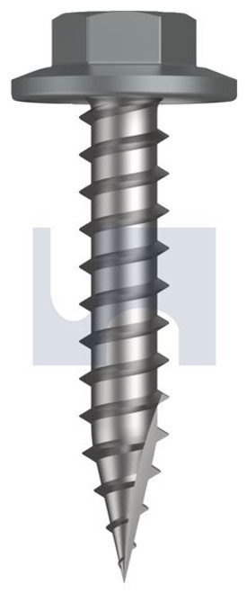 Type 17 Flanged Hex Head #12-11 X30 Windspray (Smokey) -Cl4