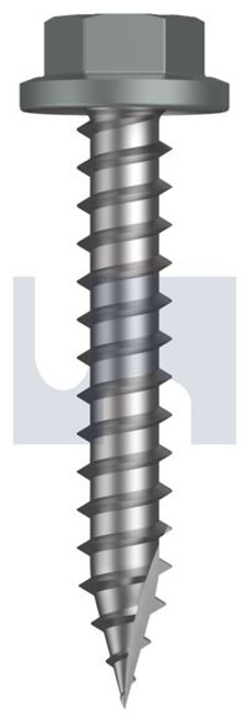 Type 17 Flanged Hex Head #14-10 X40 Windspray (Smokey) -Cl4