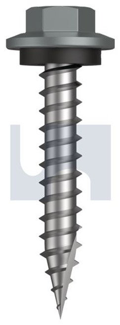 Type 17 Hex Head + Washer #12-11 X35 Windspray (Smokey) -Cl4
