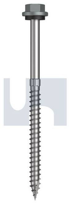 Type 17 Hex Head + Washer #14-10 X100 Windspray (Smokey) -Cl4