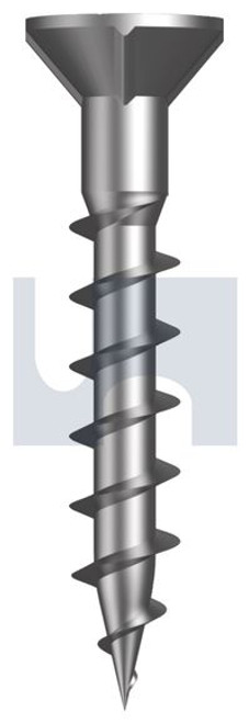 Chipboard Sds Csk Rib #8-9 X28 Zinc Yellow Passivate