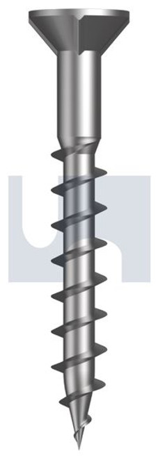 Chipboard Sds Csk Rib #8-9 X35 Zinc Yellow Passivate