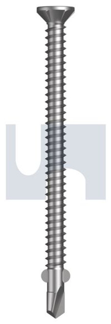 Metal Wings Countersunk #10-16 X70 Zinc Yellow Passivate