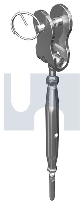 Rigging Screw Lag+Swage Ss316 M16 X 10.0 Hec