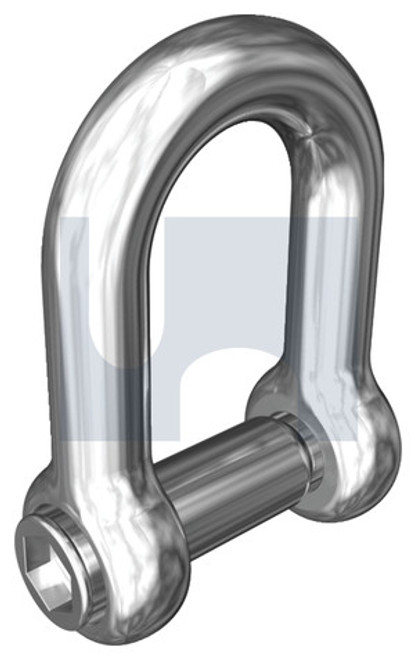 Shackle D Int Hex Pin Ss316 M12 X 48 Hec