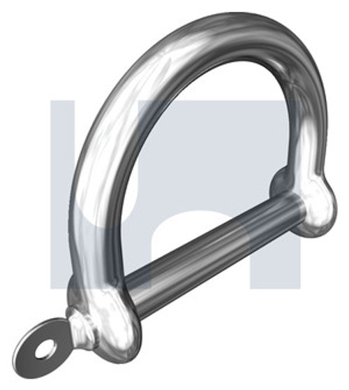 Shackle Wide Mouth Ss316 M12 X 72 Hec