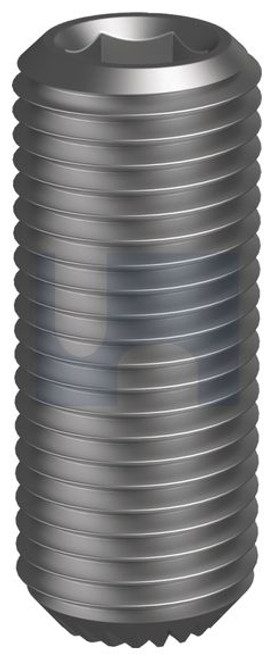 Socket Set Knurl Cup Pt Unf Pln 5/16 X 3/8 Ansib18.3/Astm F912